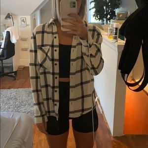 Black and white flannel